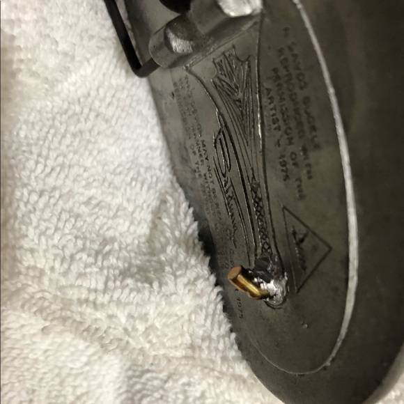 🆕 1975 United States Marine Corps Baldwin Pewter Belt Buckle - Picture 7 of 9